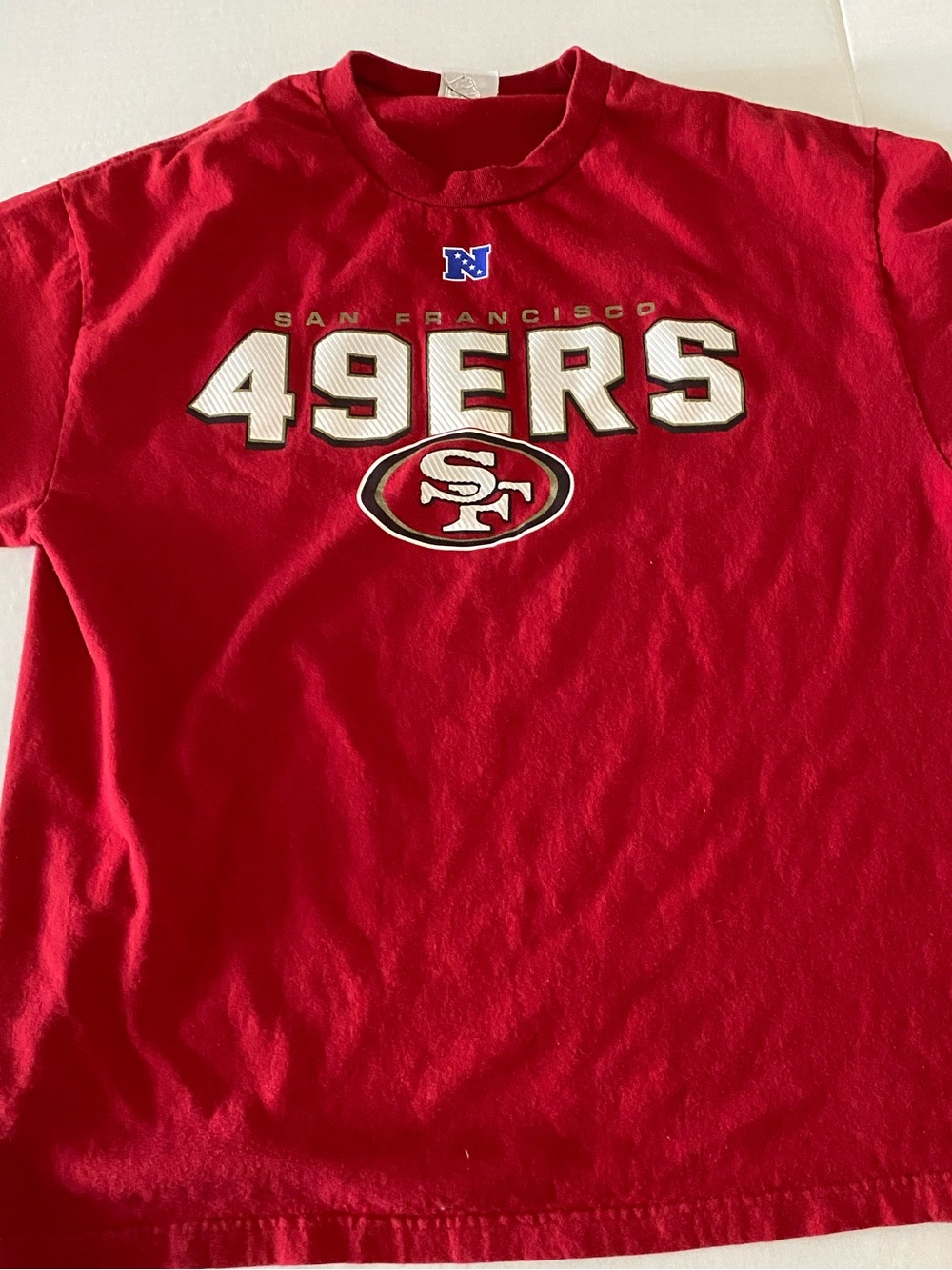 San Francisco 49ers Tee Shirt Men’s Red NFL Team Apparel Football Fan Graphic XL